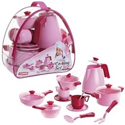 Набір посуду “Cooking Set” (23 pcs) рожева кульок