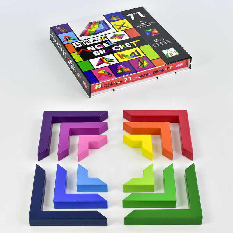 Деревянная логическая игра Уголки C 30295