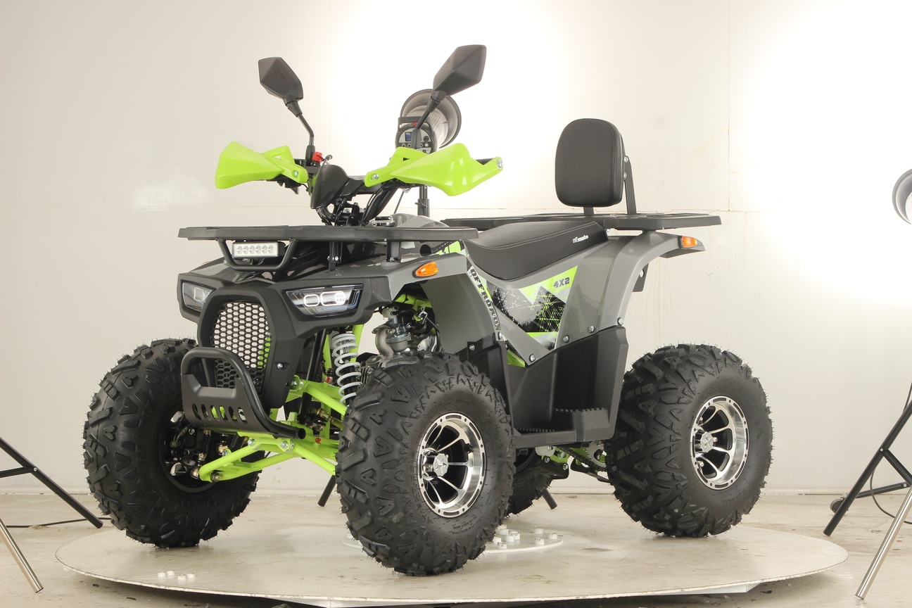 Квадроцикл HB-EATV1450F-P-5(MP3) V2 мотор 1450W безщіт,5аккум12V/20AH,спинка,до 50км/год,до 82кг зел