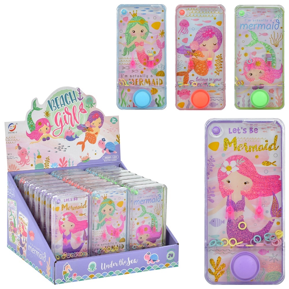 Гра водяна 2928T-1-2-24 русалка, 24 шт. (4 види) в диспл., 24-18,5-15 см.