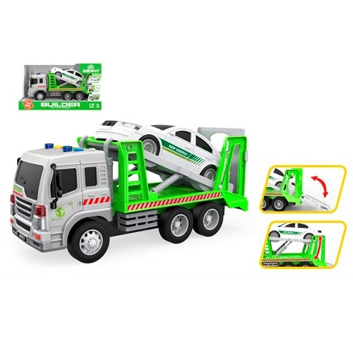 Машина WY300H евакуатор, інерц., 1:16, гум. колеса, машинка, муз., світло, бат., кор.,32-18,5-11,5см