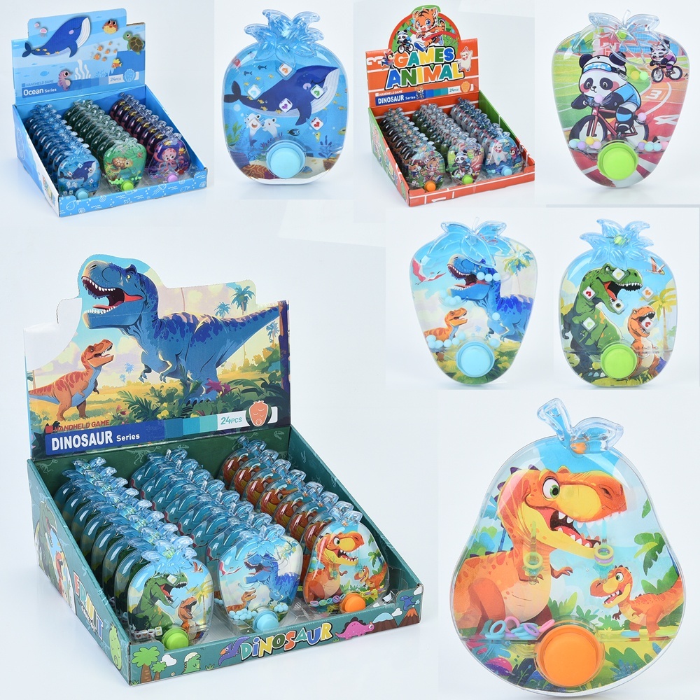 Водяна гра 278-B-K-L24 3 види диспл.(тварини,динозаври,морськ.мешканці),24шт.(3види)в диспл.,28,5-11