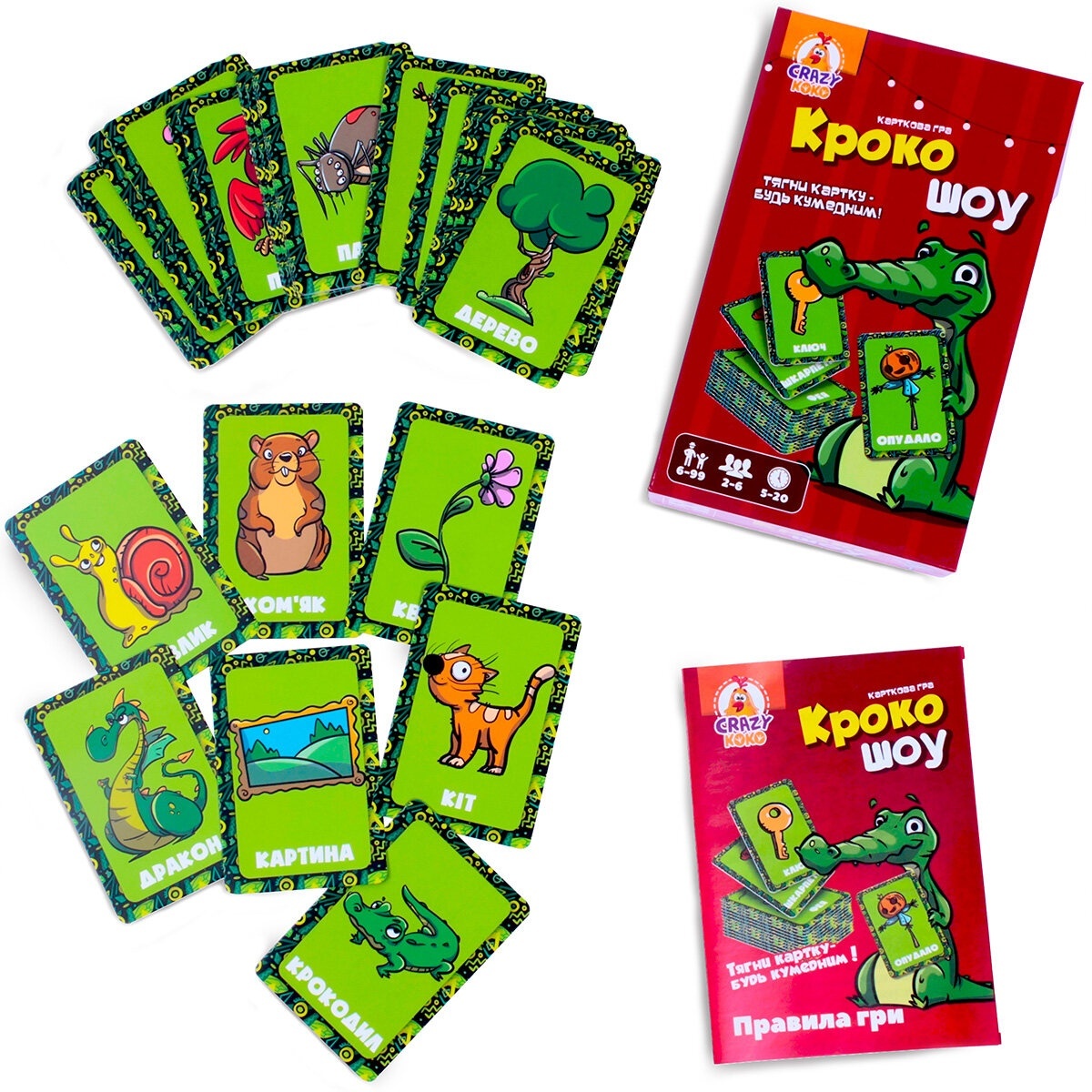 Гра настільна Vladi Toys розважальна. Крокошоу. VT8077-02 (укр)