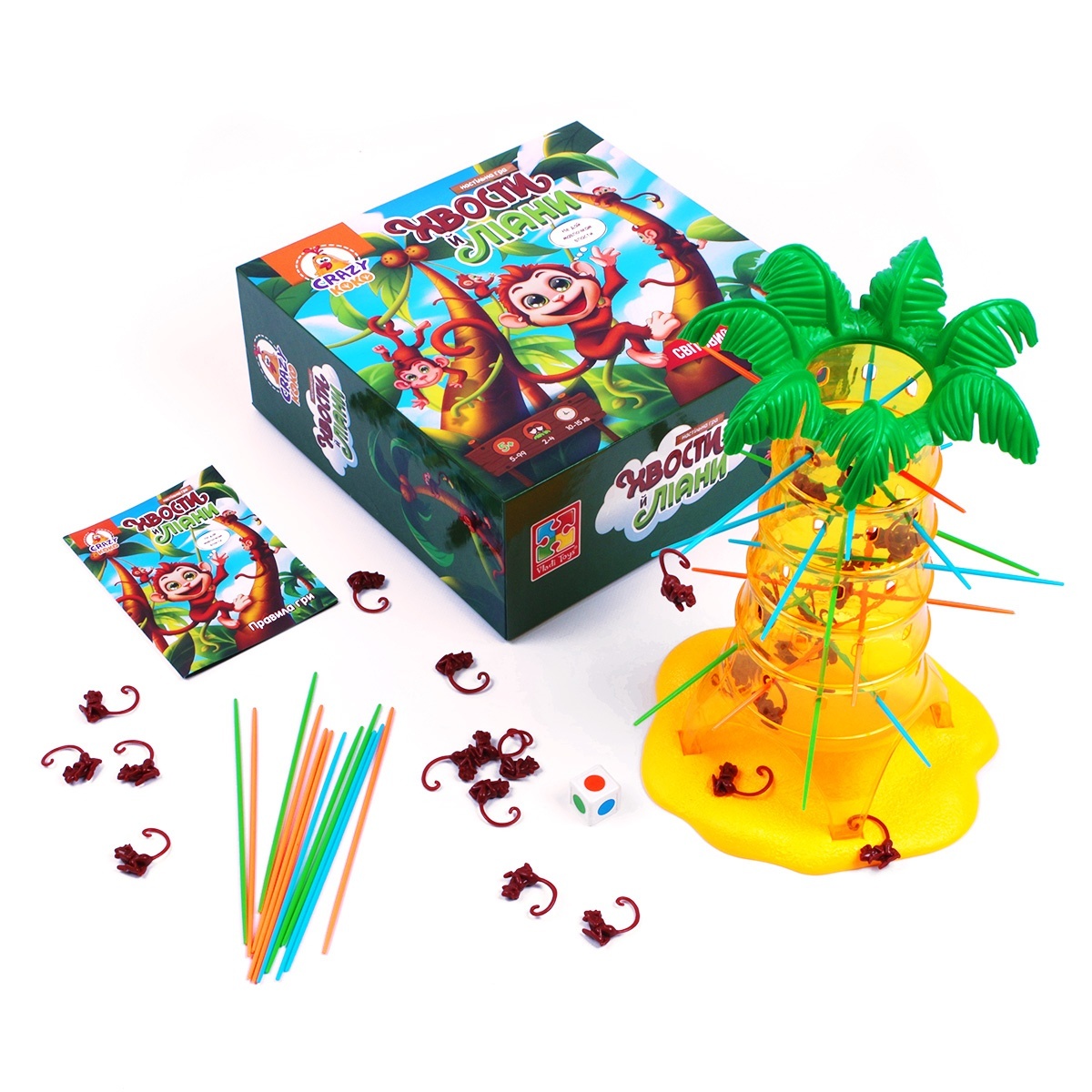 Гра настільна Vladi Toys розважальна. Хвости й ліани. VT8055-39