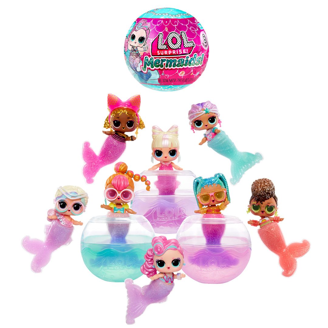Ігровий набір з лялькою L.O.L. SURPRISE! серії "Mermaids!" – ЧАРІВНІ РУСАЛОНЬКИ (в асорт., у диспл.)
