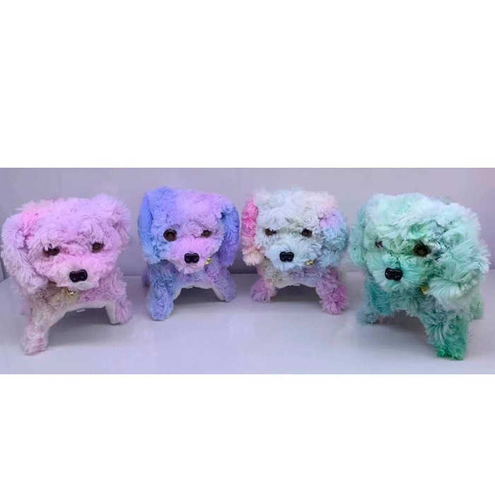 М'яка іграшка MP 2325 собака,рухає головою, ходить, рухає хвостом, мікс кольорів,муз.,бат.,16-12-9см