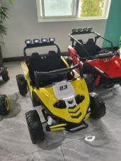 Джип M 6373EBLR-6(24V)2,4G радіокер, 24V7AH, 2*150W,MP3,USB,BLUETOOTH,TF,EVA, шкіра, світло,жовтий - 1 - smarttoys.com.ua