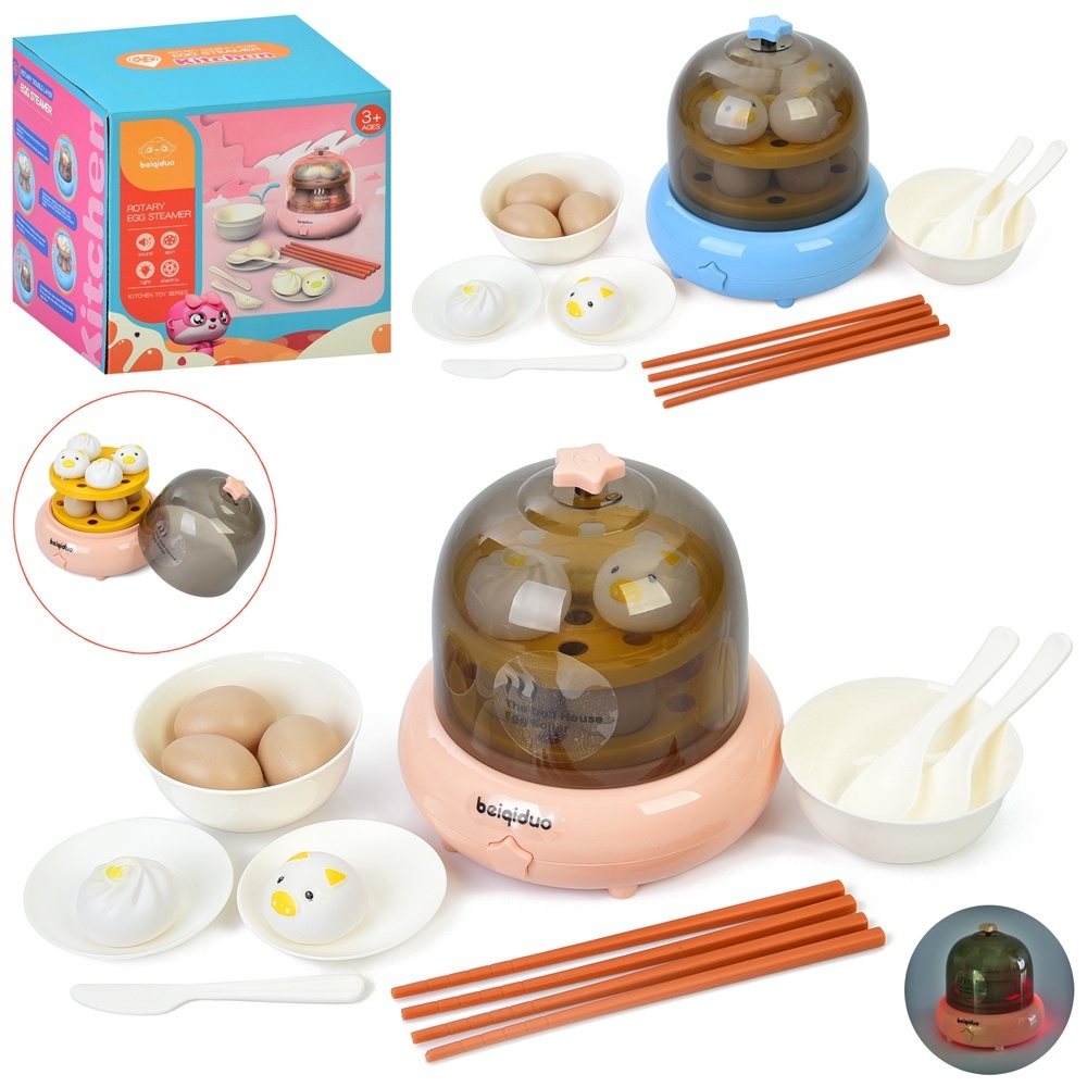 Побутова техніка 219-1XA-B пароварка, пара, продукти, посуд, 2 кольори, муз., бат., кор.,15-15-15см.