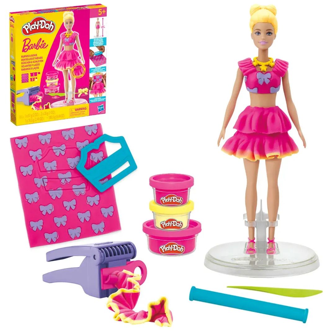 PD Набір для творчості з масою для ліплення "Barbie. Рюші та банти"