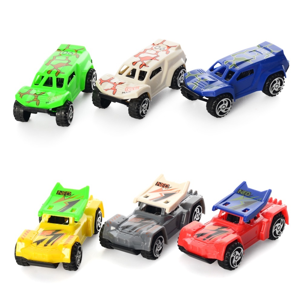 Машинка 6604A мікс видів, кул., 3,5-7-3 см.