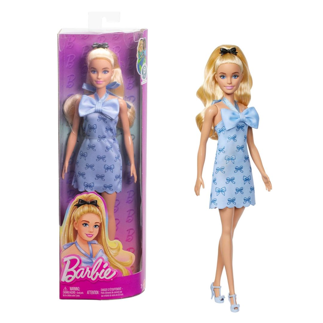 Лялька Barbie "Модниця" – блакитні бантики