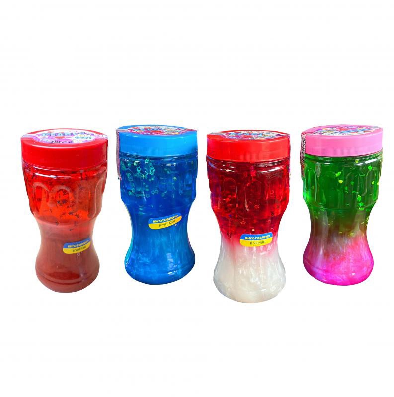 Maxі shine slime kit ТМ Lovin Іграшка-антистрес 400 мл