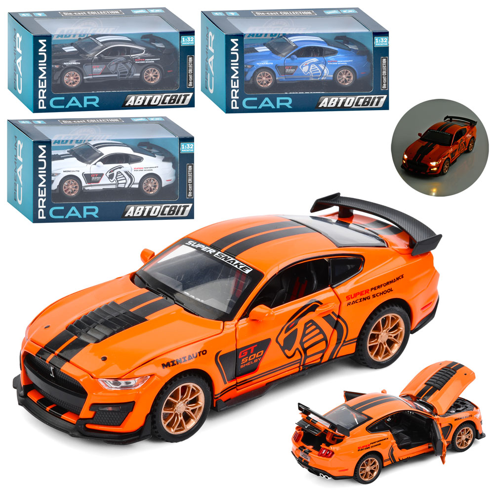 Машина AP-2049 АвтоСвіт,1:32,мет.,інерц.відчин.двері,гум.колеса,4кольори,муз.,світло,бат.(таб.),кор.