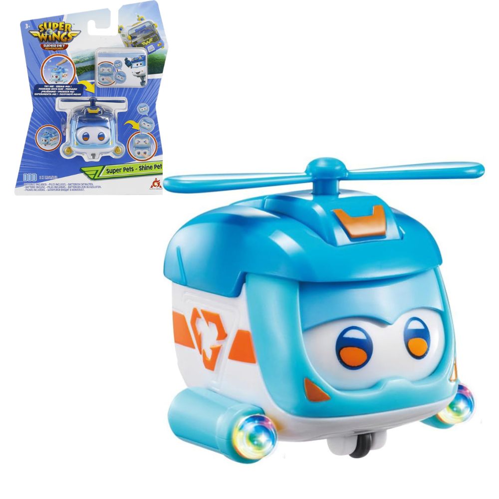 Ігрова фігурка Super Wings Super Pet Шайн улюбленець (Shine pet), світло