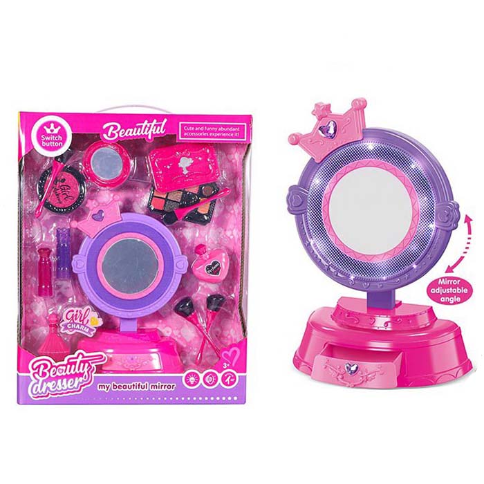 Трюмо MS-6622  аксесуари, муз., світло, бат., кор., 30-38-9 см.