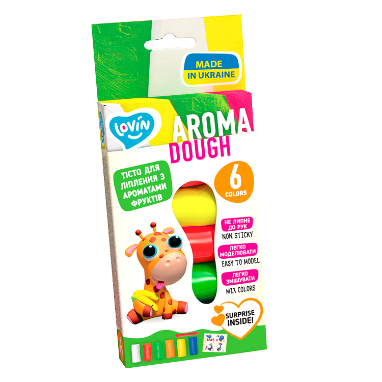 6 кольорів Aroma Assorted TM Lovin Набір для ліплення з тістом