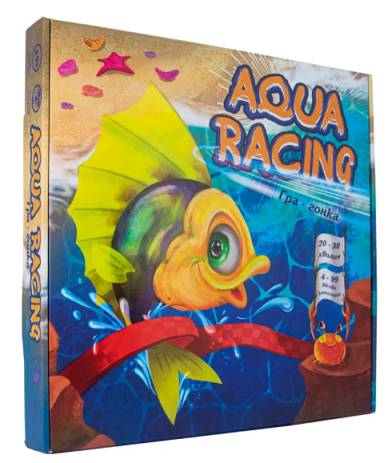 Настільна гра Strateg Aqua racing українською мовою (30416)
