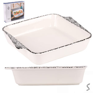 Форма для запікання кераміка "Stains" 750мл 19.5*16.5*4см R35633-S