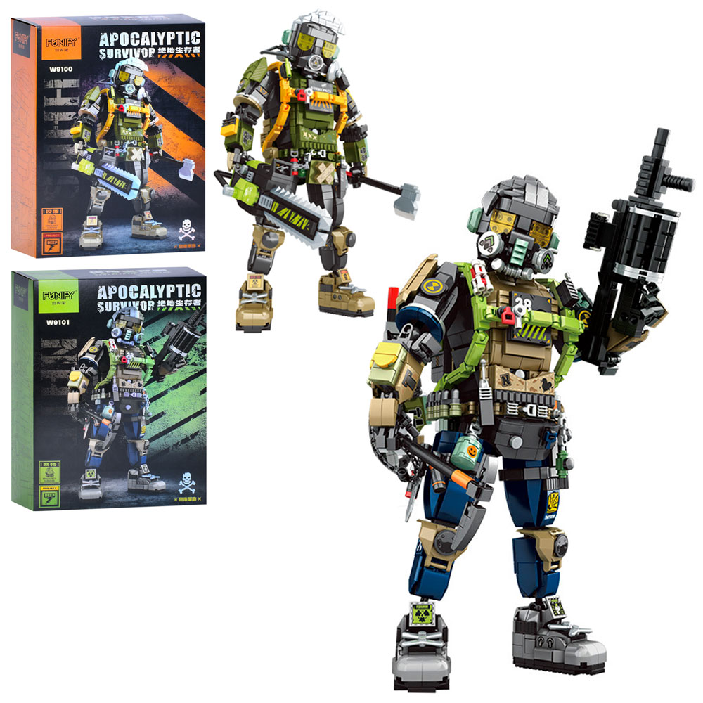 Конструктор W9100-01 робот, 2 види, кор., 28,5-40-12 см.