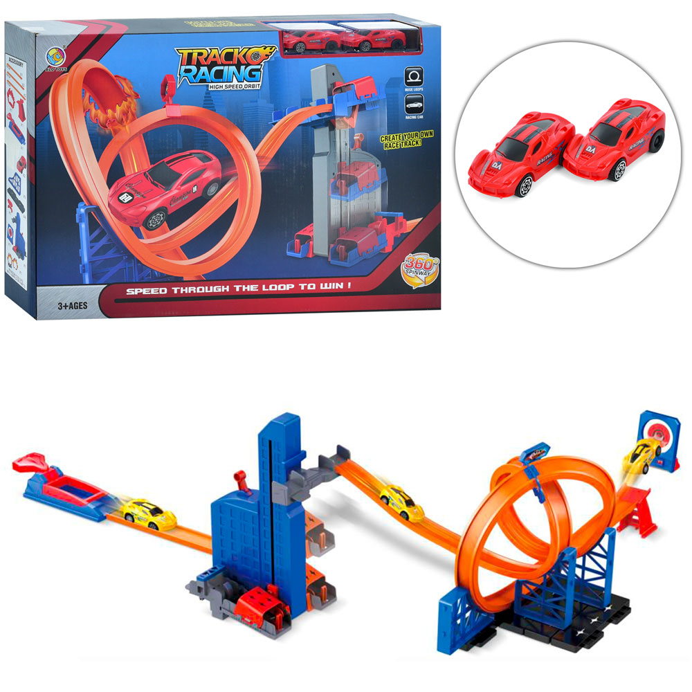 Трек B7804 інерц., машинки 2 шт., бат., кор., 50-33-7 см.