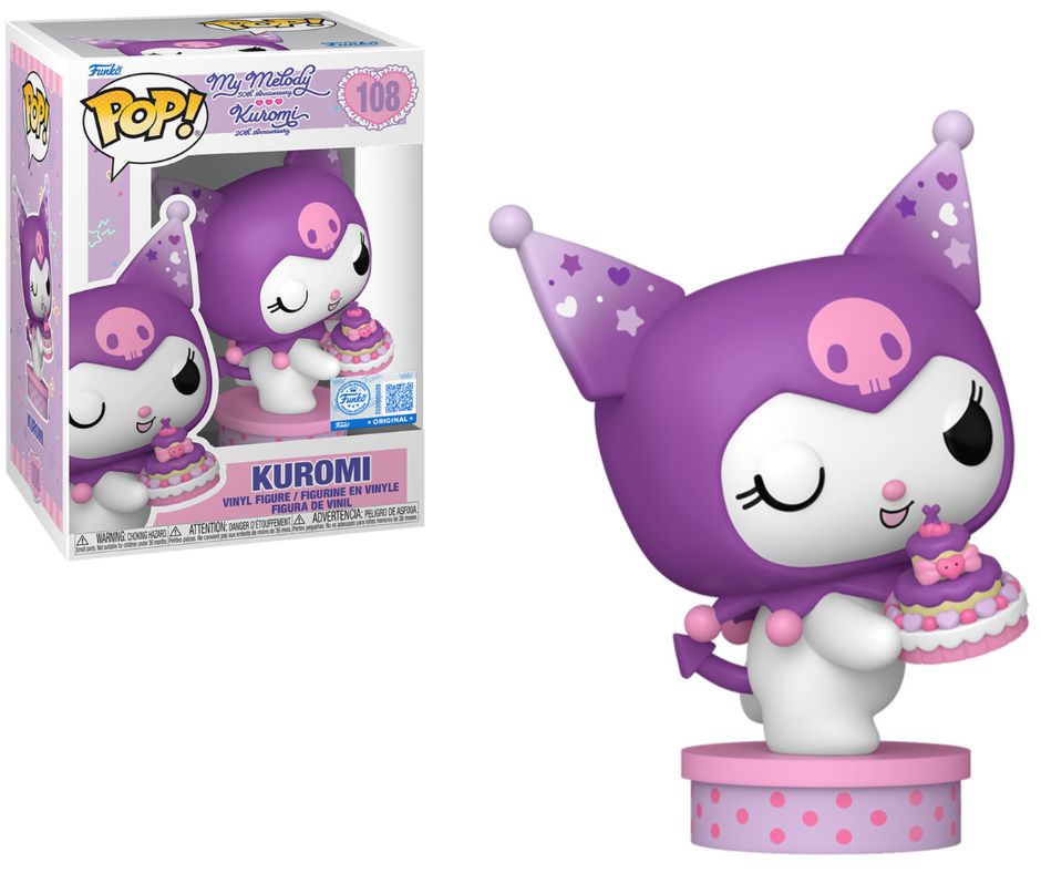 Ігрова фігурка FUNKO POP! серії "Sanrio: My Melody & Kuromi" - КУРОМІ З ТОРТИКОМ