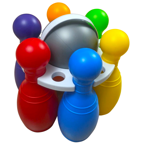 Набір дитячий "Кеглі Великі № 2" кольоровi арт. 0282 