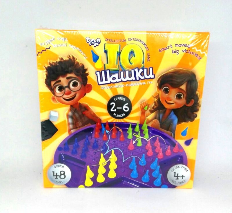 Розвиваюча настільна гра "IQ Шашки" (10)