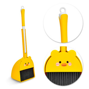 Набір для прибирання (мітла, совок) "Cutie" 56см., R94310