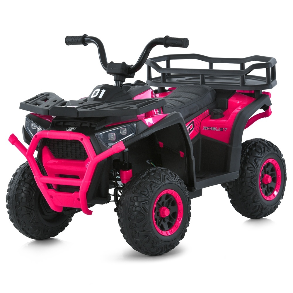 Квадроцикл M 6127EBLR-8(24V) радіокер.2,4G,4мот.25W,1акум.24V4,5AH,USB,TF,BT,EVA,муз.,світло,рожевий