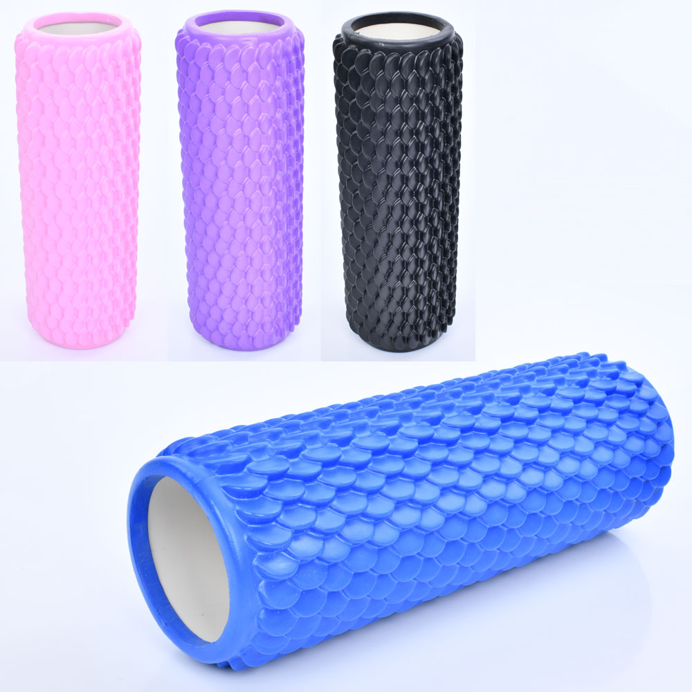 Масажер MS 4081-2 рулон для йоги, EVA, розмір 33-12см, 4 кольори, кул.