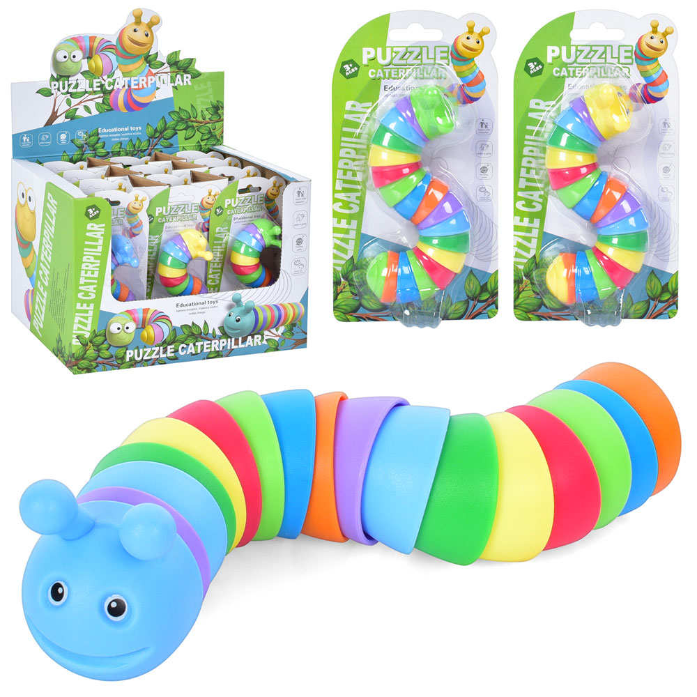 Гра 2257 гусениця, 12 шт. в диспл., 3 кольори, 19-18,8-27,6 см.