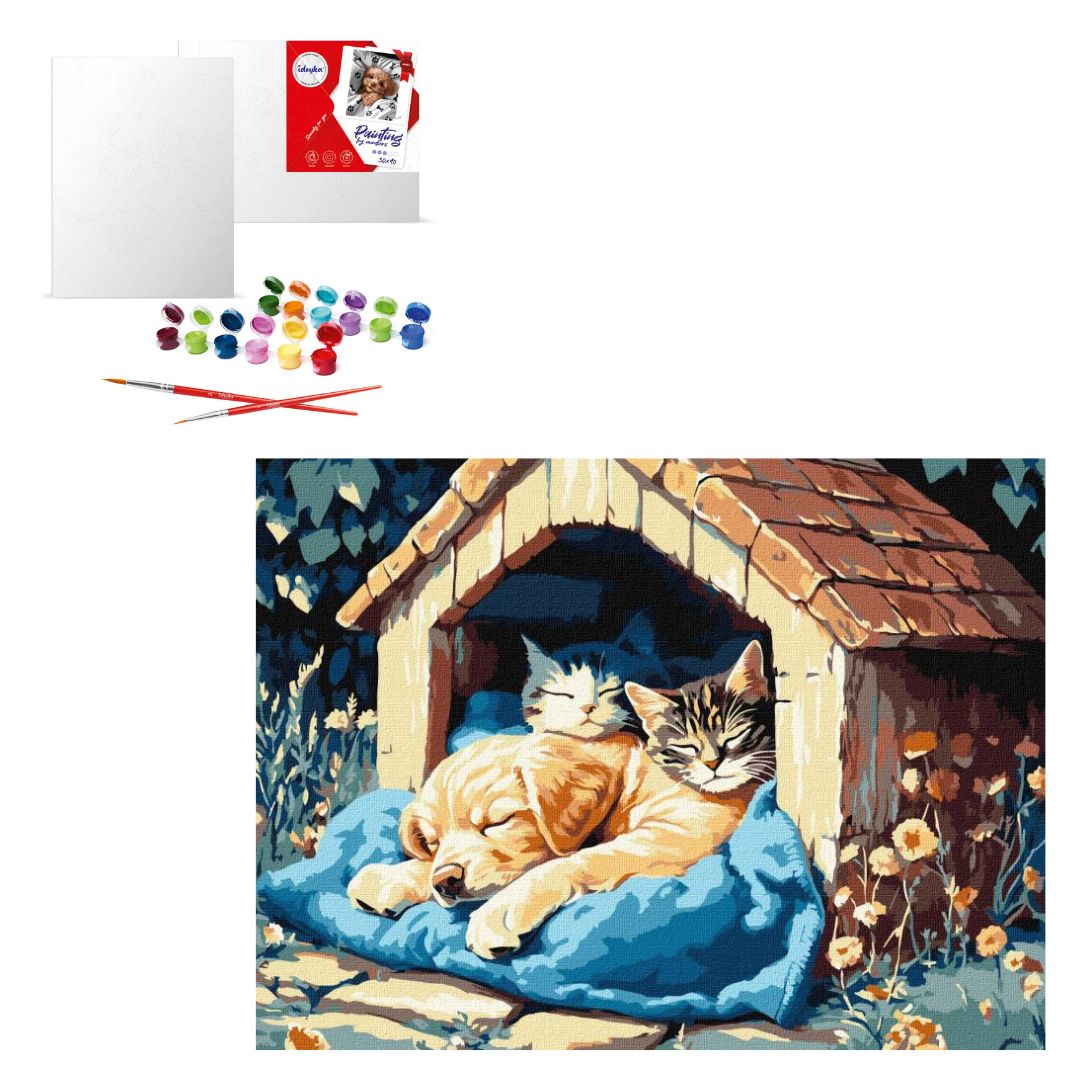 Набір для розпису по номерах "Тихий час" 30х40см