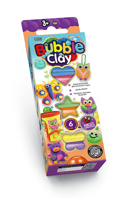 Набір креативної творчості "BUBBLE CLAY" укр