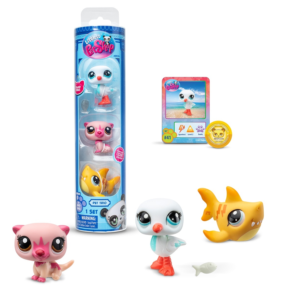 Ігровий набір LITTLEST PET SHOP – НАСТРІЙ ОСТРОВА (3 фігурки, аксес.)