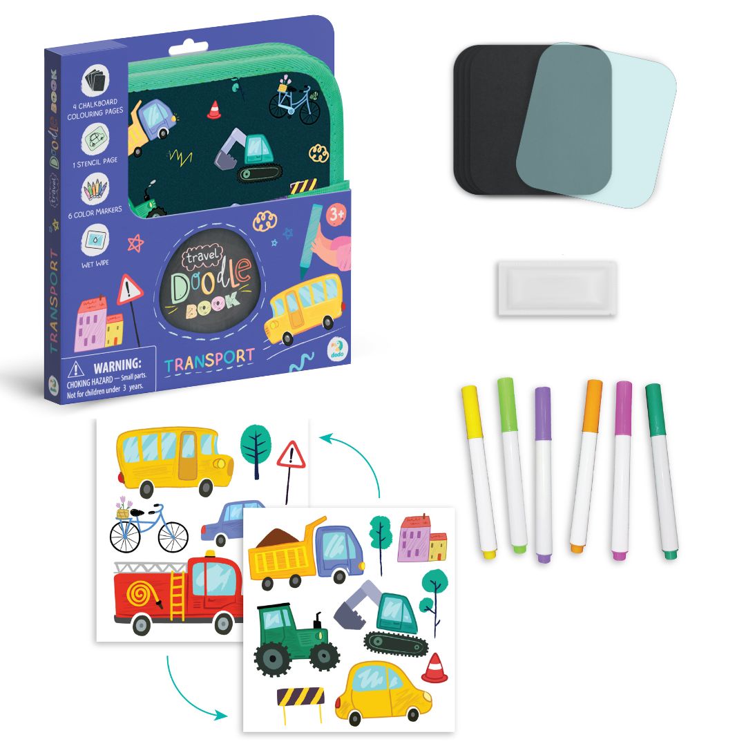 Дорожня книга малювання Транспорт