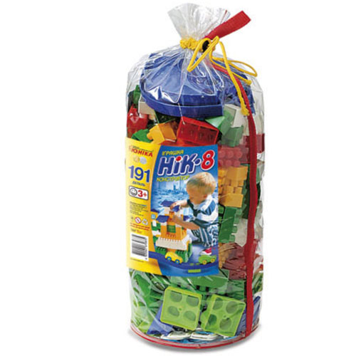Конструктор дитячий "НІК-8" (191 дет.) шитий кульок