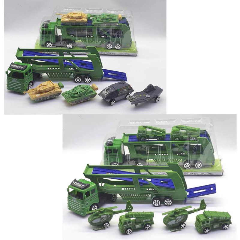 Трейлер MR892-34-36 інерц., військова техніка 4 шт., 2 види, бліст., 32-13-6, 5 см.