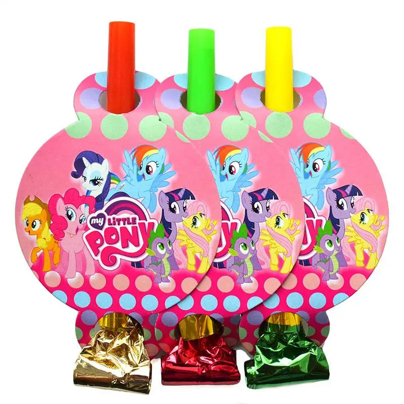 Язичок-гудок "Маленькі Поні" набір 6 шт