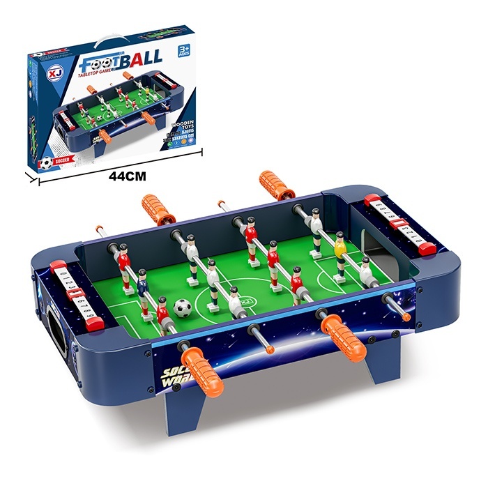 Футбол XJ6015 дерев'яний, на штангах, на ніжках, поле 40,5-28,5 см., шкала ведення, кор., 44-31-9 см