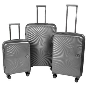 Валіза поліпропілен (PP) 20/24/28'' 3шт/наб., R33655-BK