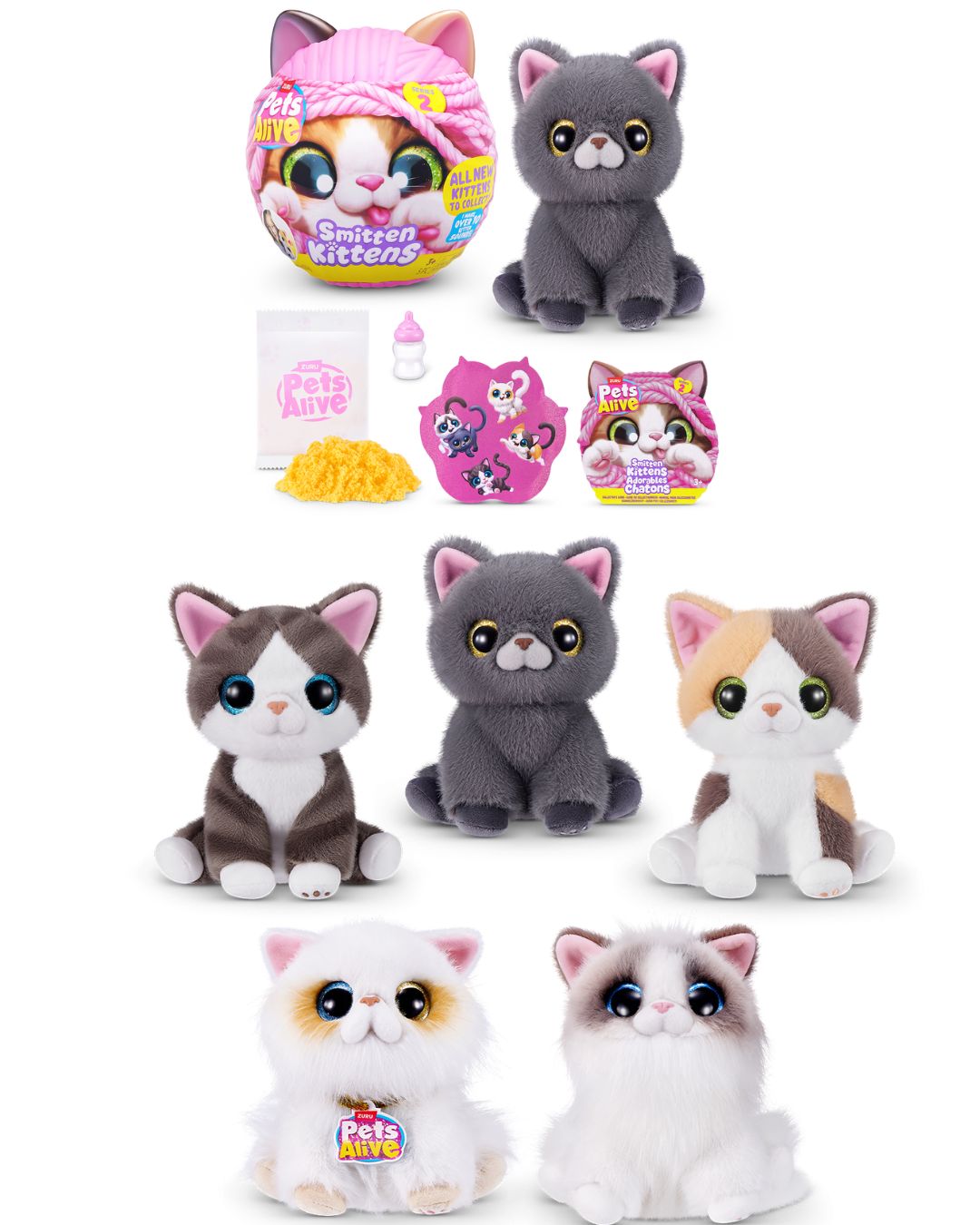 Інтерактивний ігровий набір-сюрприз PETS ALIVE S2 – ГРАЙЛИВІ КОШЕНЯТА (в асорт.)