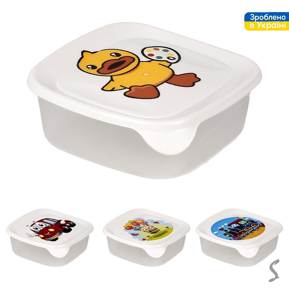 Контейнер харчовий прозорий "Сонечко" 800мл PB-055