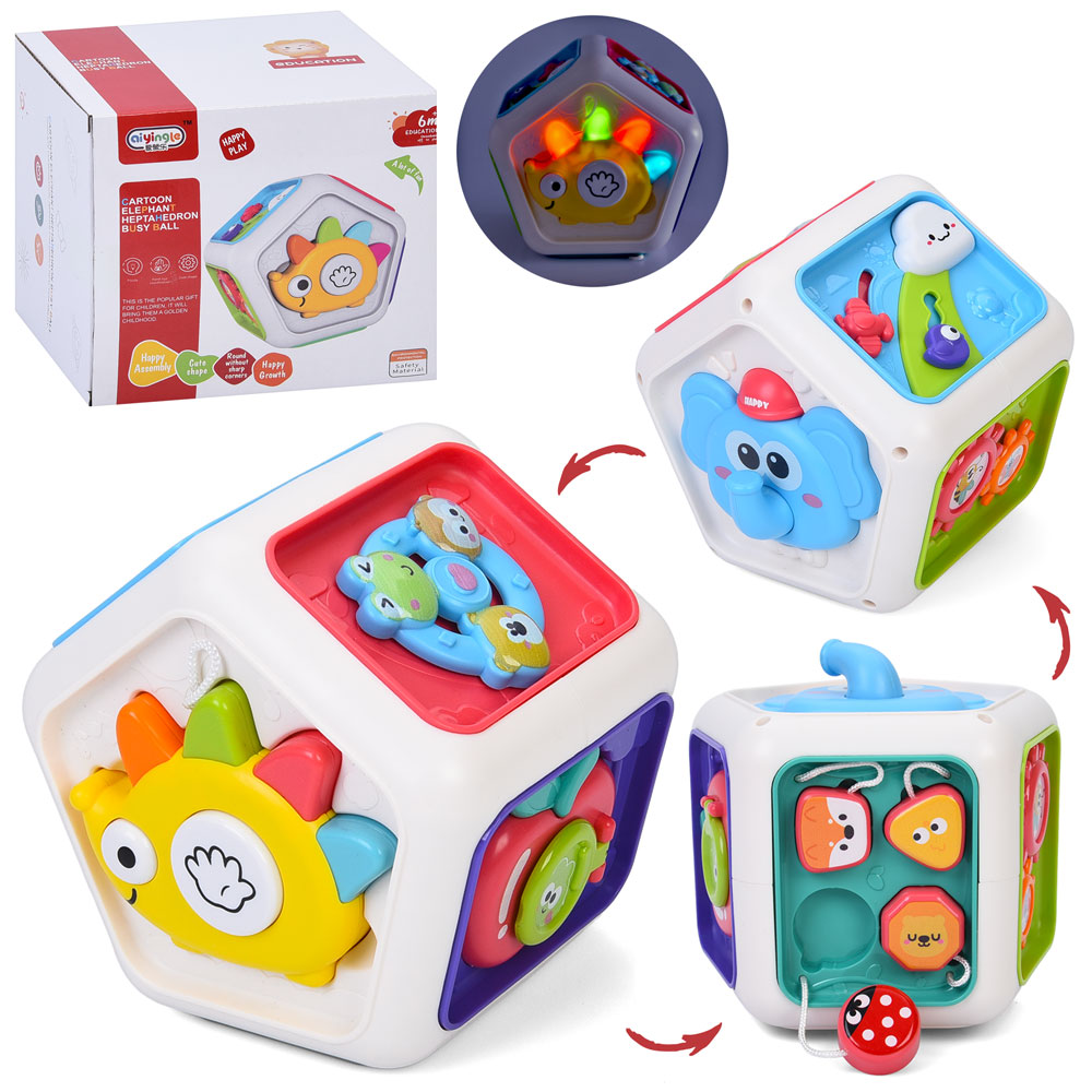 Гра 368-92 бізікуб/бізібол16-15-14см7в1,муз.зв,світ,шестерні,сорт,рухл.на бат-ці,в кор-ці16-15-14см