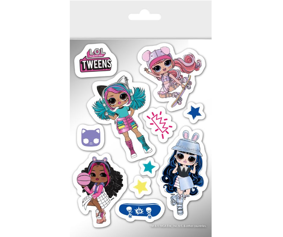 Стікерпак прозорий ТМ "L.O.L. SURPRISE! TWEENS"