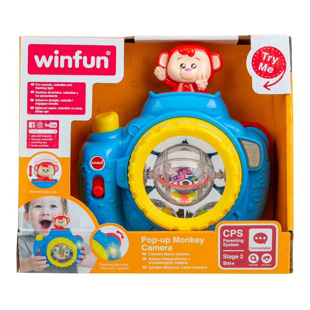 Гра 0766-NL  WinFun фотоапарат, трещітка, рухл.дет., муз., світло, бат., кор.