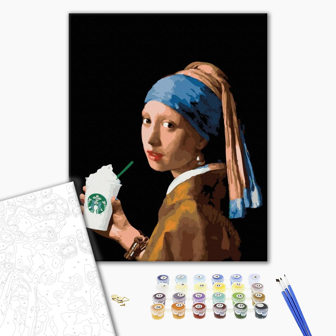 Картина за номерами: Дівчина з перловою сережкою