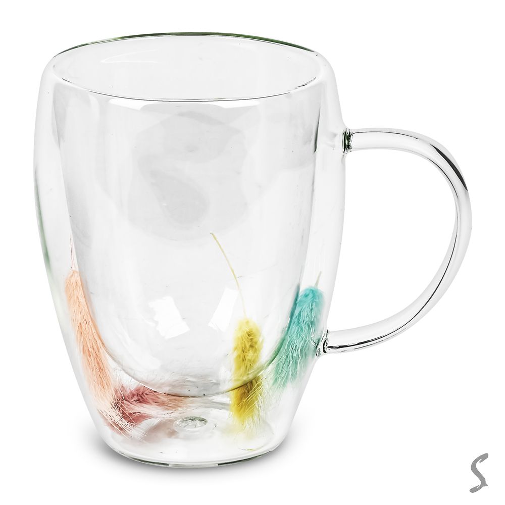 Склянка з подвійною стінкою "Feather" 350мл R92966