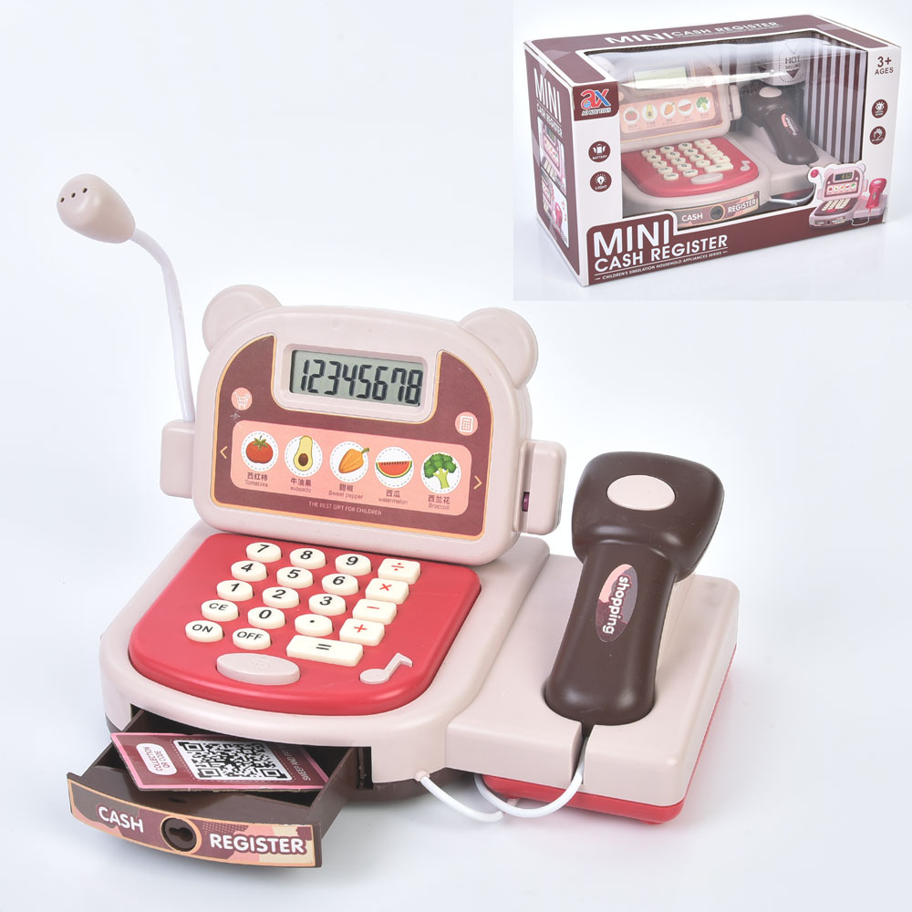 Касовий апарат 6841A калькулятор, сканер, бат., кор., 30-17-15 см.