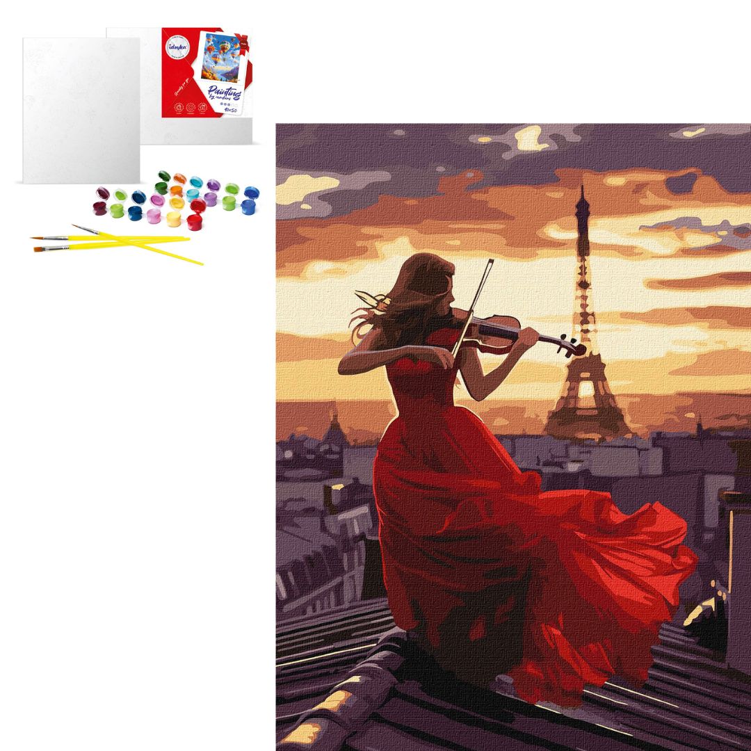 Набір для розпису по номерах "Гра на скрипці" 30x40см