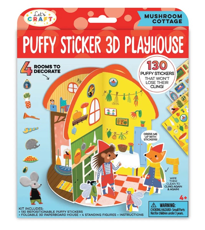 Розвиваючий 3Д набір "Фантастичні світи – будиночок-грибочок"